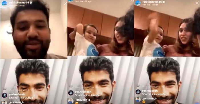 WATCH: Rohit Sharma’s daughter Samaira imitates Jasprit Bumrah’s bowling action