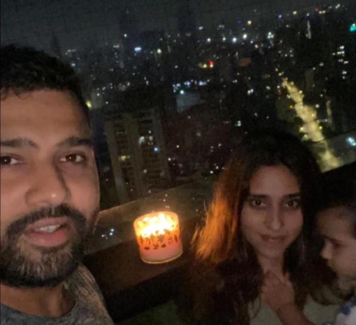 Rohit Sharma, Ritika Sajdeh, Samaira