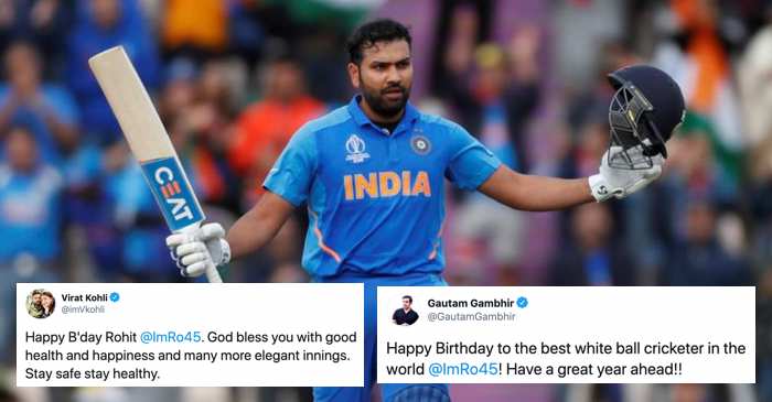 Virat Kohli, Gautam Gambhir to Sachin Tendulkar, ICC: Wishes pour in for Rohit Sharma on 33rd birthday