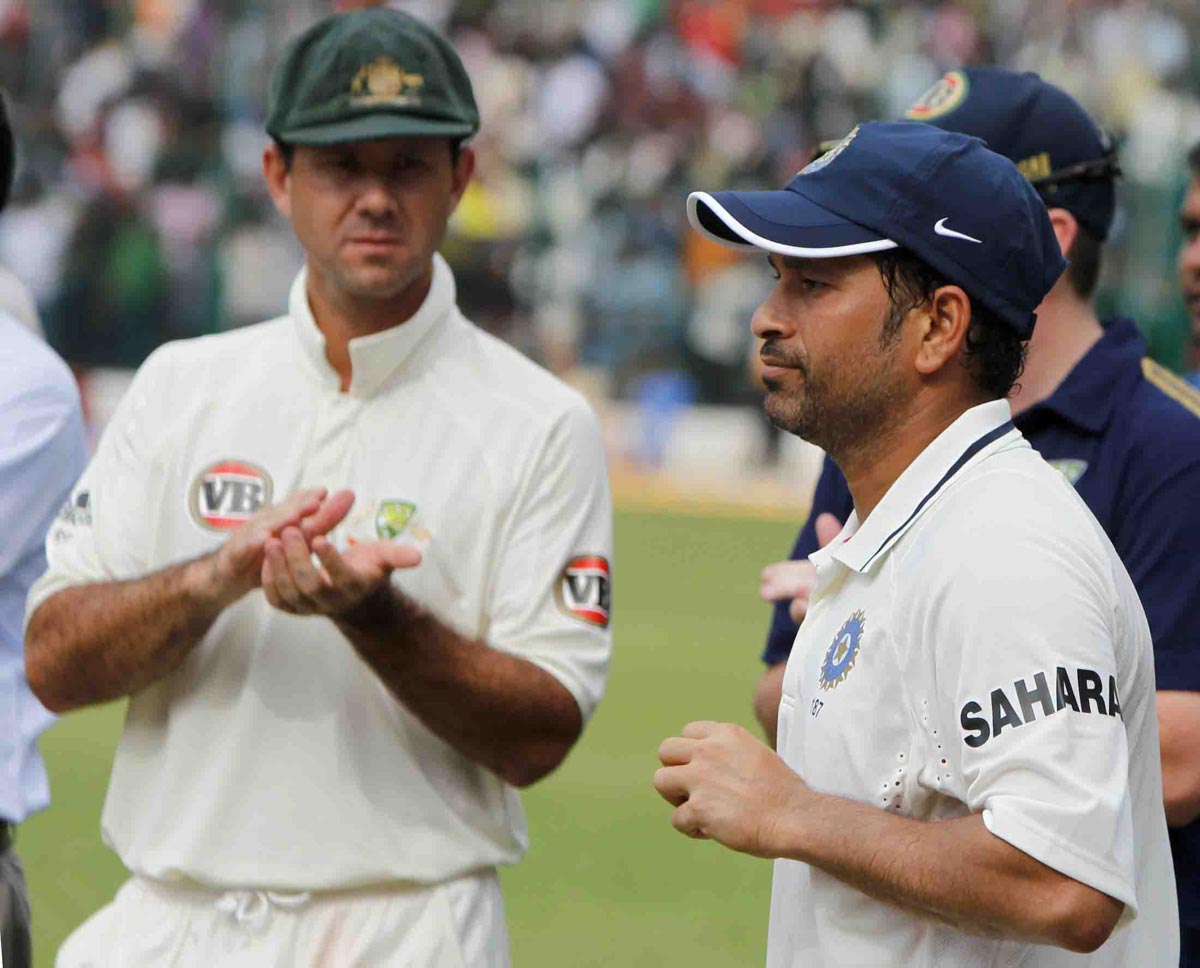 Sachin Tendulkar and Ricky Ponting