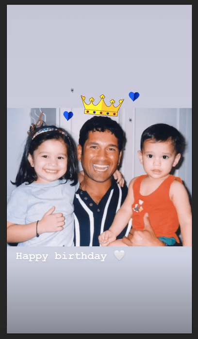 Sara, Sachin Tendulkar, Arjun