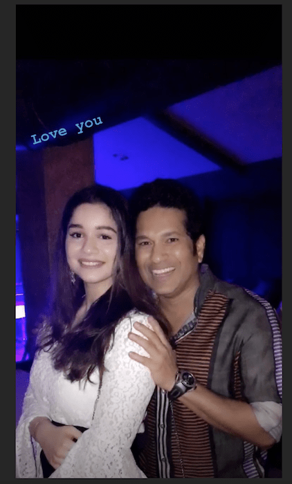 Sara Tendulkar, Sachin Tendulkar