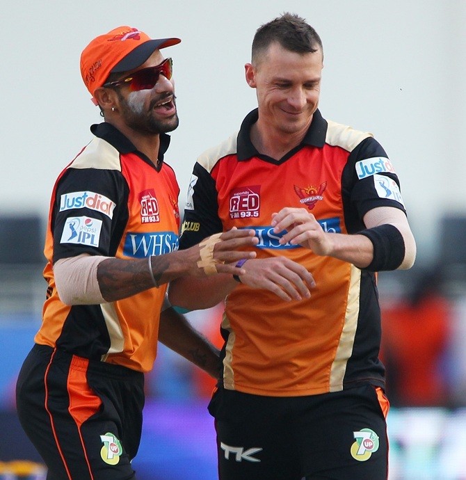 Shikhar Dhawan, Dale Steyn