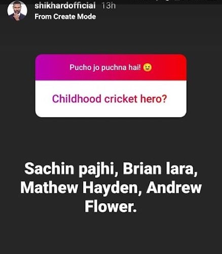 Shikhar-Dhawan-childhood-hero