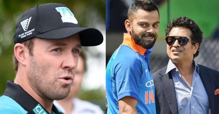 AB de Villiers opens up on comparison between Sachin Tendulkar and Virat Kohli