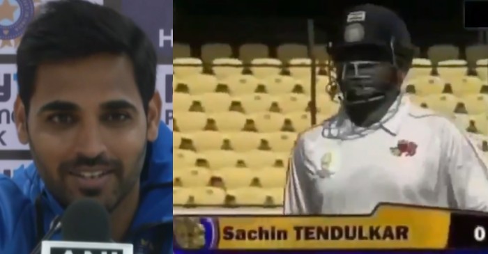 Bhuvneshwar Kumar discloses how he dismissed Sachin Tendulkar for a duck in domestic cricket