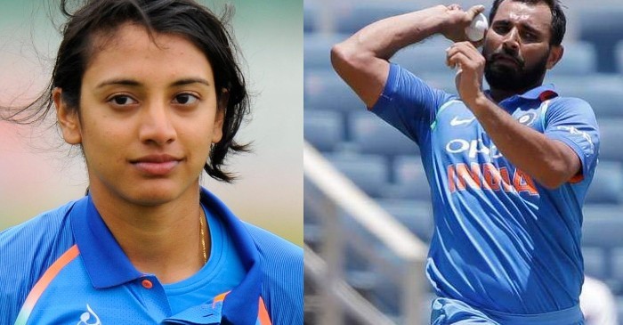 Smriti Mandhana recalls the incident when she got hit by a Mohammed Shami delivery