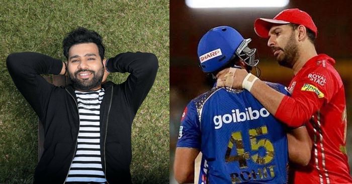 Rohit Sharma responds hilariously to Yuvraj Singh’s birthday wish for him