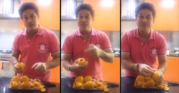 WATCH: Sachin Tendulkar prepares Mango Kulfi for family on his 25th wedding anniversary