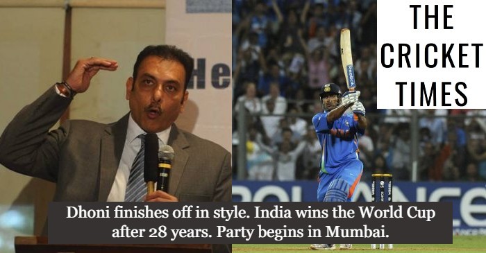 Ravi Shastri on 2011 WC final