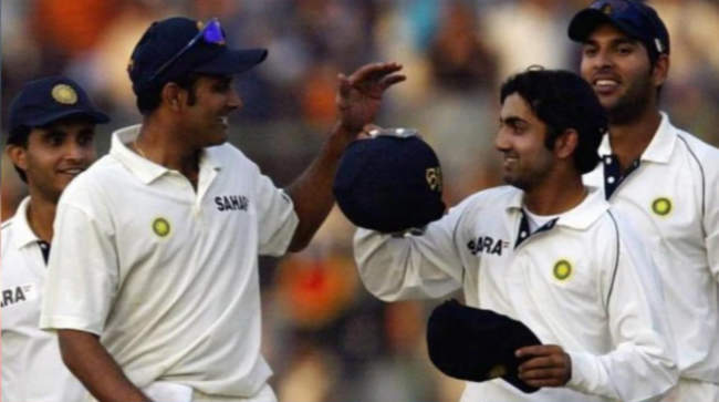 Sourav Ganguly, Anil Kumble, Gautam Gambhir