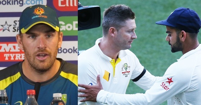 Aaron Finch rubbishes Michael Clarke’s “Aussies ‘sucked up’ to India in 2018-19 Test series” remark