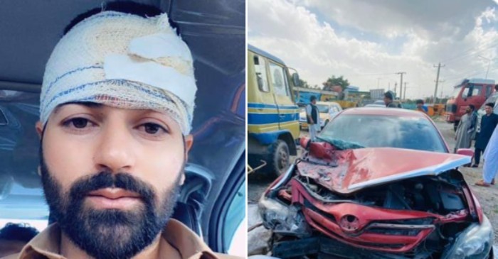 Afghanistan’s Afsar Zazai suffers head injury in a horrific car accident