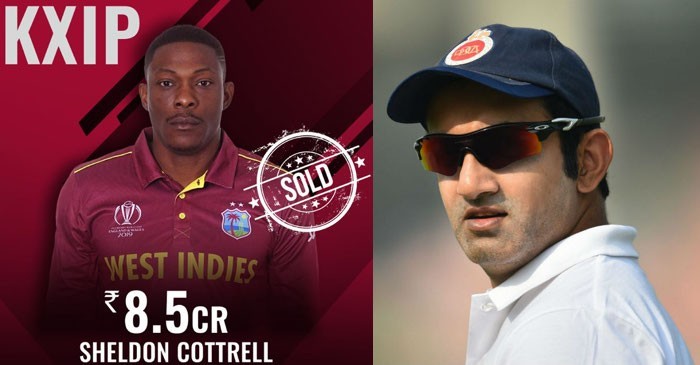 Gautam Gambhir’s “desperate KXIP selection” comments, leaves Sheldon Cottrell unfazed