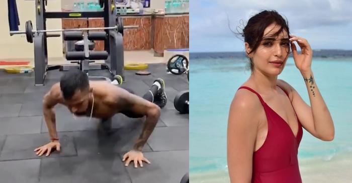 Bollywood actresses left stunned after watching Hardik Pandya’s hop push-ups