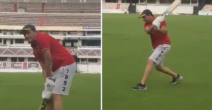 WATCH: Mohammad Azharuddin rolls back the clock with his ‘Wristy Flicks’