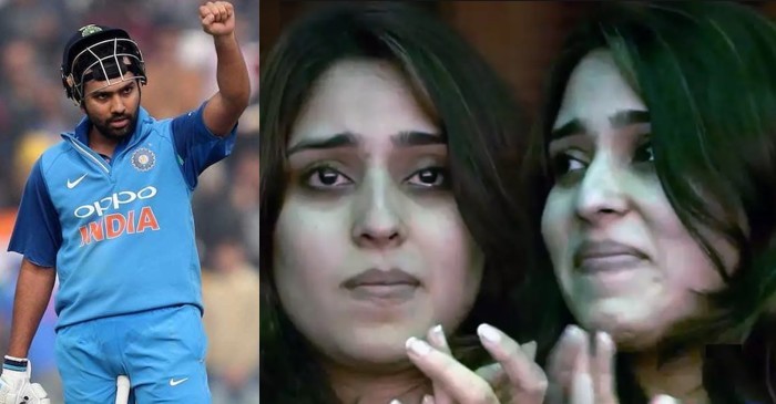 Rohit Sharma reveals the reason behind Ritika crying after his third double-ton