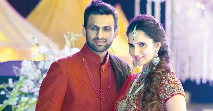 Shoaib Malik with Sania Mirza