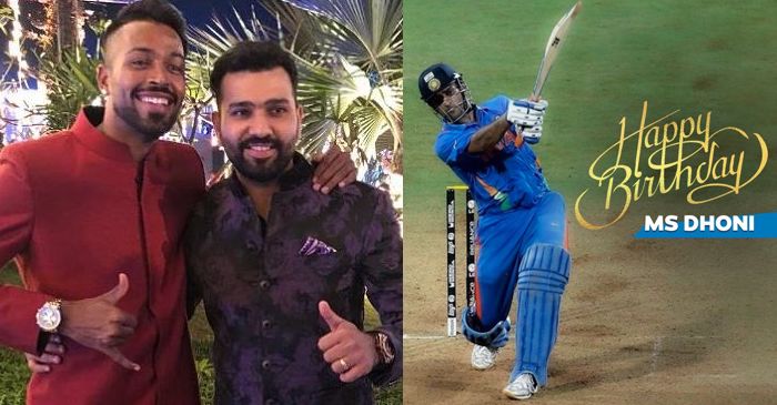 Rohit Sharma, Hardik Pandya wish ‘Mr Cool’ MS Dhoni on his 39th birthday