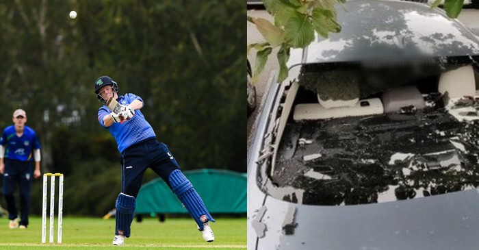 Kevin O’Brien smashes 8 sixes and his own car window during Leinster Lightning’s win