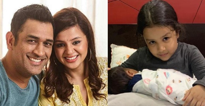 MS Dhoni’s wife Sakshi shares adorable pictures of Ziva holding a newborn baby; fans left guessing