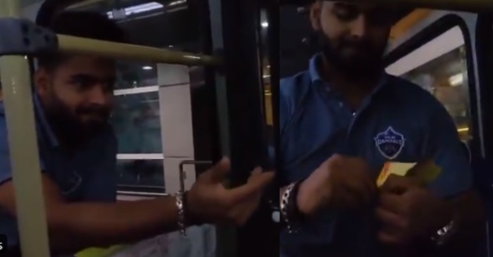 WATCH: Delhi Capitals unveil new role of Rishabh Pant as DTC conductor