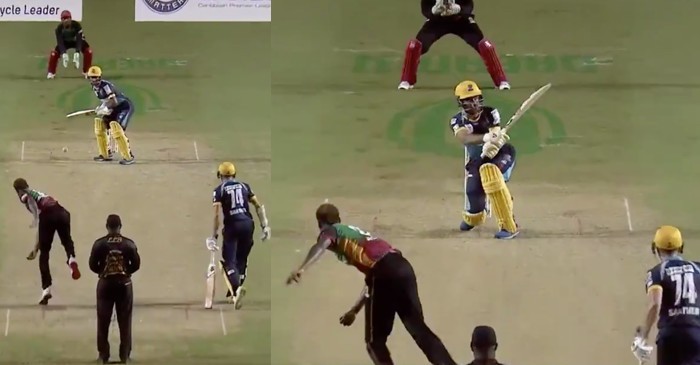 CPL 2020: WATCH – Barbados Tridents’ Rashid Khan smacks a spectacular six off Alzarri Joseph