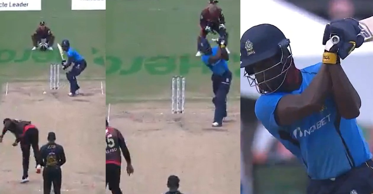 WATCH: Andre Fletcher smokes a ‘no-look’ six off Kieron Pollard in CPL 2020