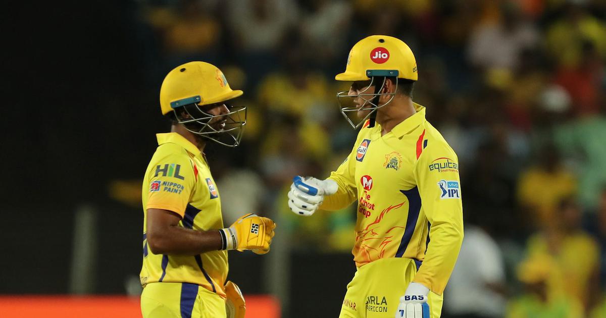 MS Dhoni and Ambati Rayudu