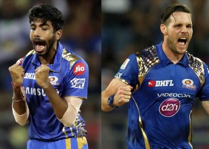 Mitchell McClenaghan and Jasprit Bumrah