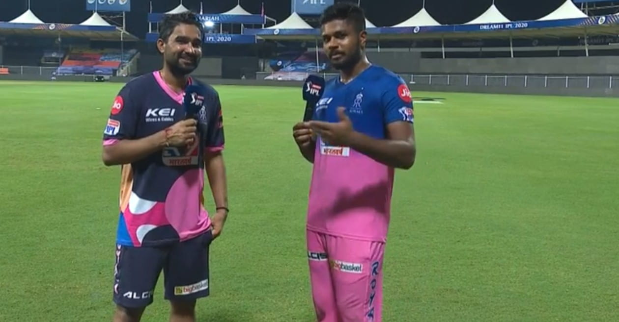 IPL 2020: ‘Bhai sahab apne to kamal kar diya’ – Sanju Samson reacts on Rahul Tewatia’s special knock