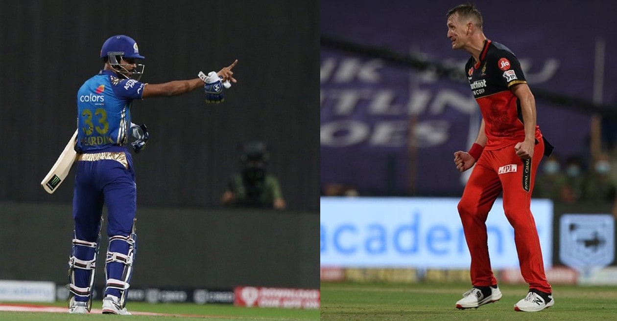 IPL 2020: Hardik Pandya, Chris Morris reprimanded for Code of Conduct breach during MI vs RCB clash