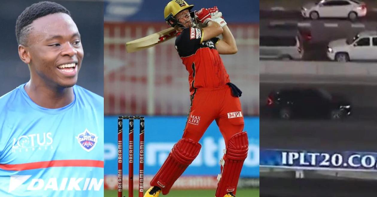 IPL 2020: Kagiso Rabada responds hilariously as AB de Villiers hits a moving car outside Sharjah stadium