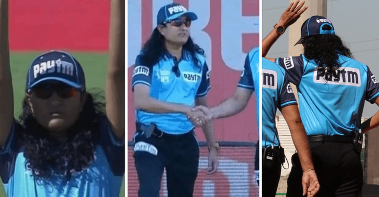 IPL 2020: Umpire Paschim Pathak grabs limelight for his unique hairstyle in SRH vs KKR game