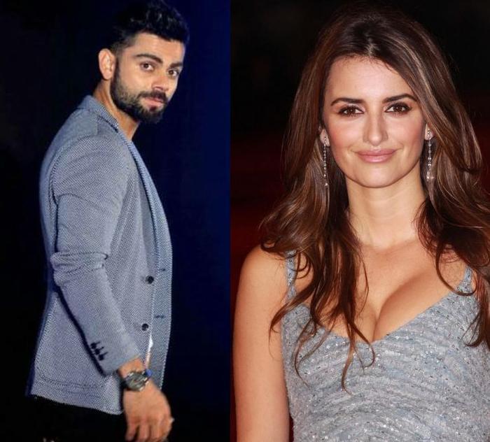 Virat Kohli, Penelope Cruz