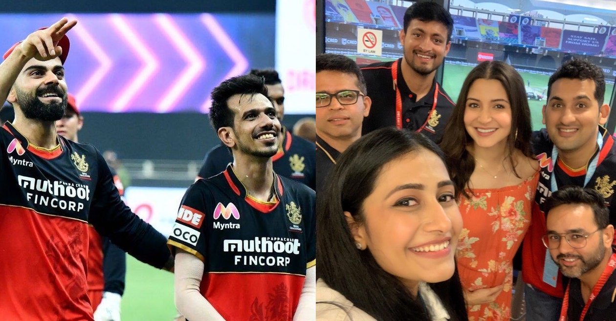 IPL 2020: Anushka Sharma joins Yuzvendra Chahal’s fiancee Dhanashree Verma to cheer for RCB