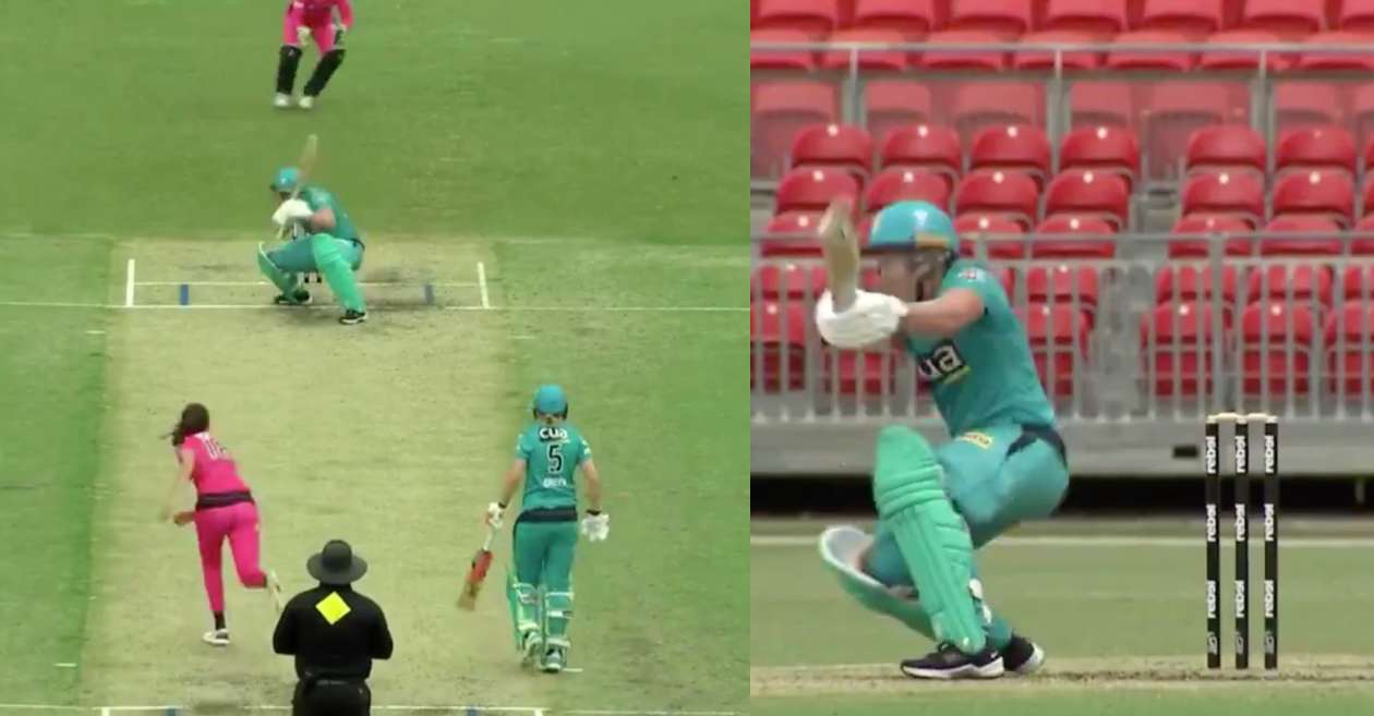 WATCH: Laura Kimmince hits a unique shot in Women’s Big Bash League