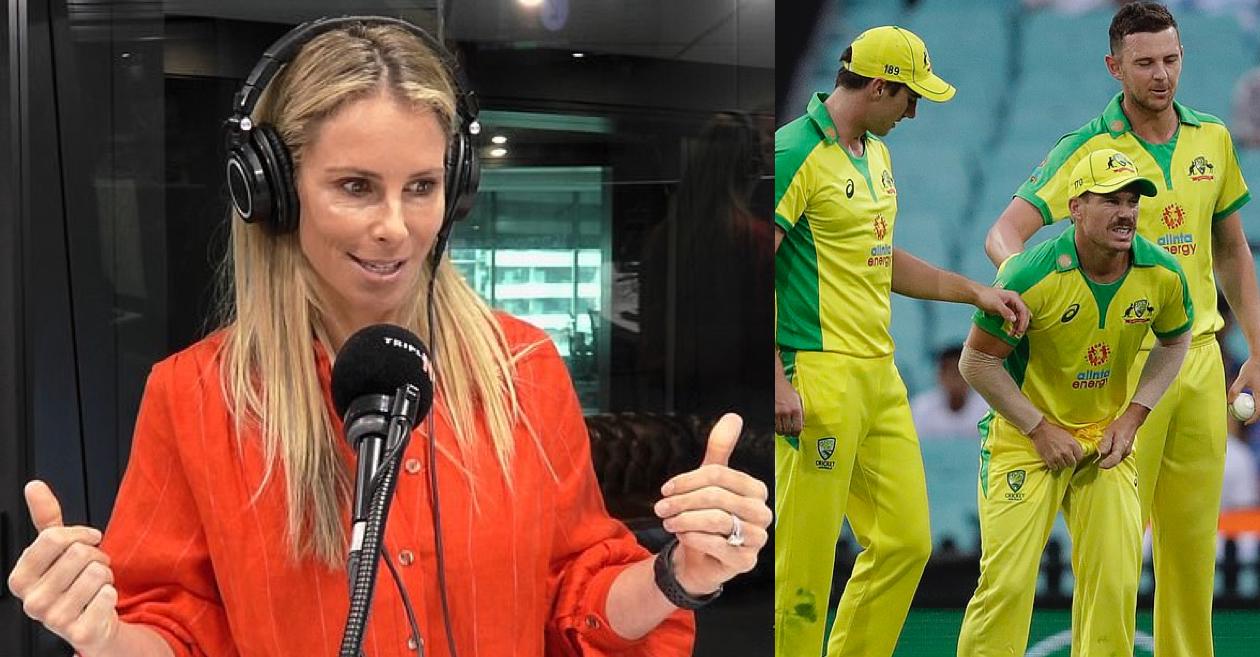 Candice Warner cracks an X-rated joke on her husband David’s groin injury