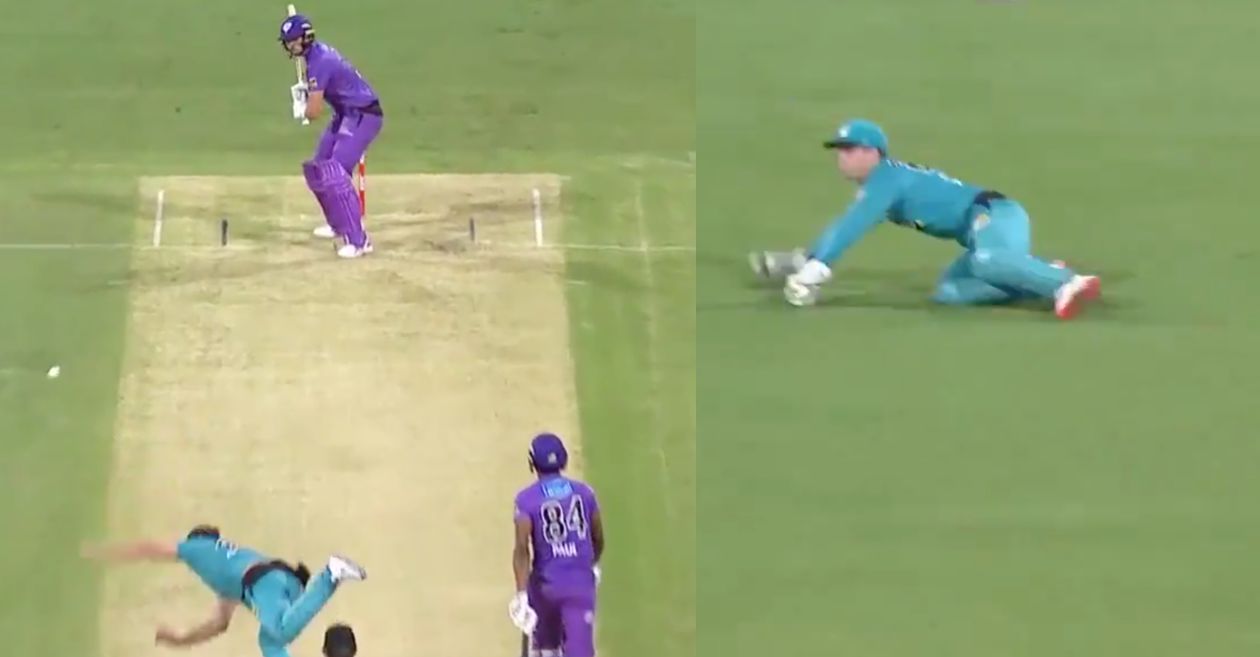 WATCH: Brisbane Heat’s Lewis Gregory bowls the worst delivery of BBL 2020-21