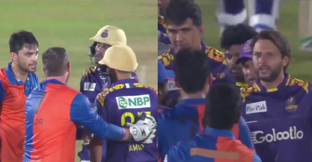 LPL 2020 – WATCH: Naveen-ul-Haq gets involved in heated altercation with Mohammad Amir and Shahid Afridi