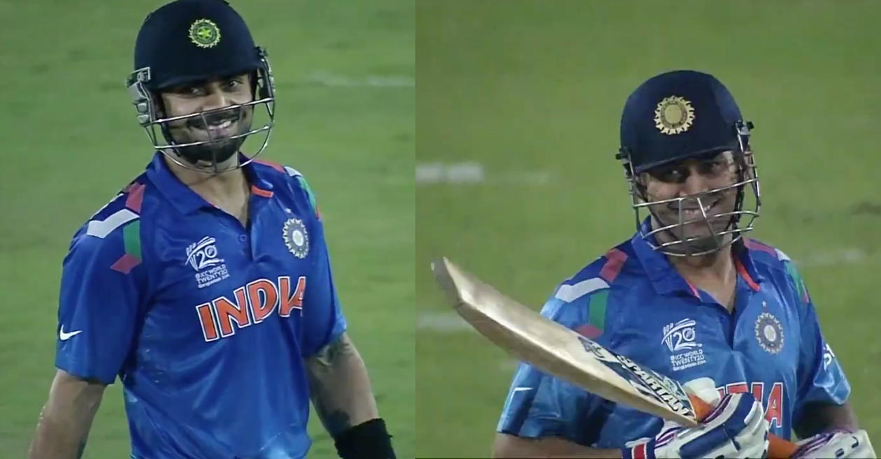 ICC shares the video of MS Dhoni’s sweet gesture for Virat Kohli during the 2014 T20 World Cup