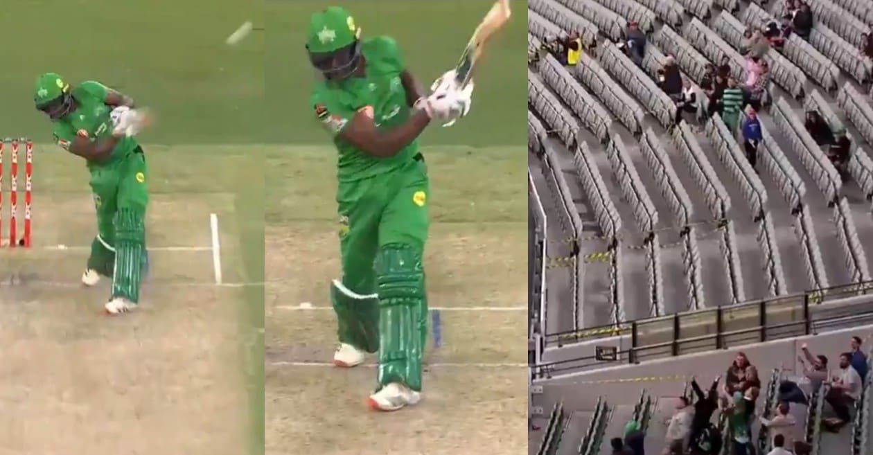 WATCH: Andre Fletcher’s no-look six grabs eyeballs during Melbourne Stars vs Adelaide Strikers BBL clash