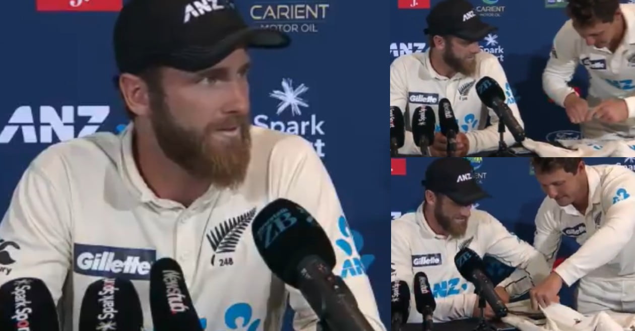 WATCH: BJ Watling crashes Kane Williamson’s press-conference to get an autograph