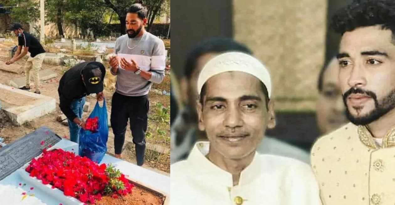 Mohammed Siraj visits his father’s grave immediately after arriving in India