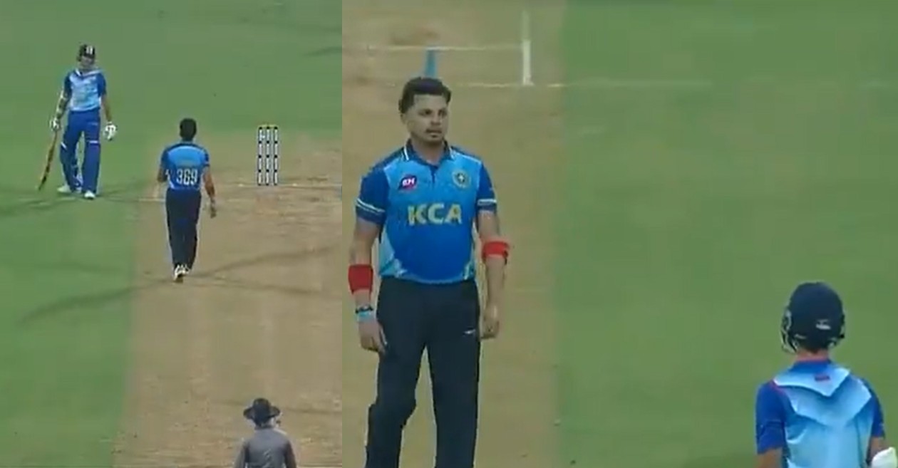 WATCH: S. Sreesanth sledges Yashasvi Jaiswal; the young batsman comes up with a perfect response