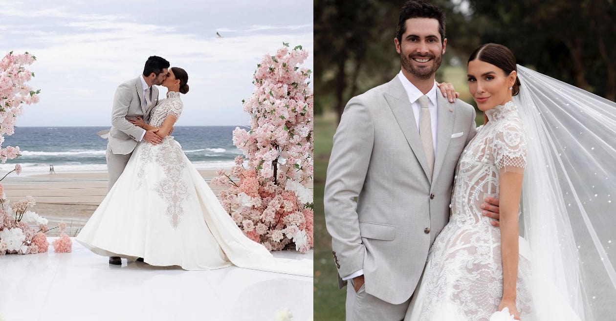 Australia all-rounder Ben Cutting ties knot with cricket presenter Erin Holland