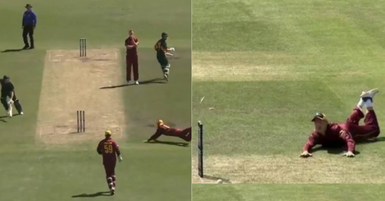 WATCH: Marnus Labuschagne does a Jonty Rhodes against Tasmania in Marsh Cup