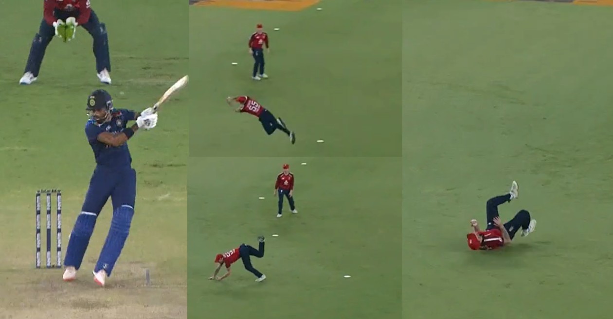 IND vs ENG – WATCH: Ben Stokes takes a flying catch to dismiss Hardik Pandya in 4th T20I