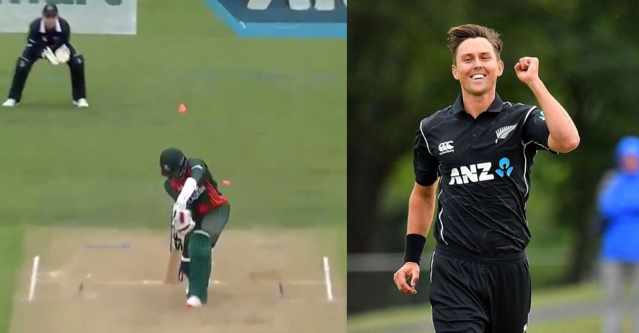 NZ vs BAN – WATCH: Trent Boult knocks over Hasan Mahmud with ‘peach of a delivery’