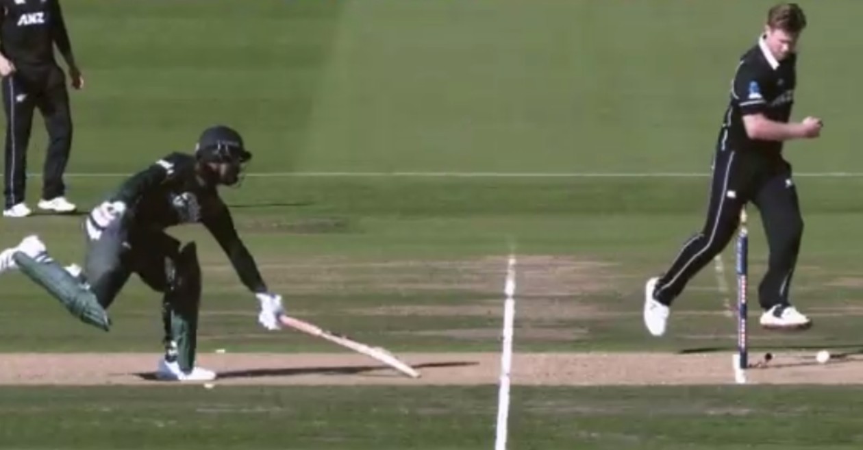 NZ vs BAN: WATCH – James Neesham exhibits his ‘football skills’ to run out Tamim Iqbal in Christchurch ODI